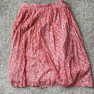 J. Crew Floral Skirt